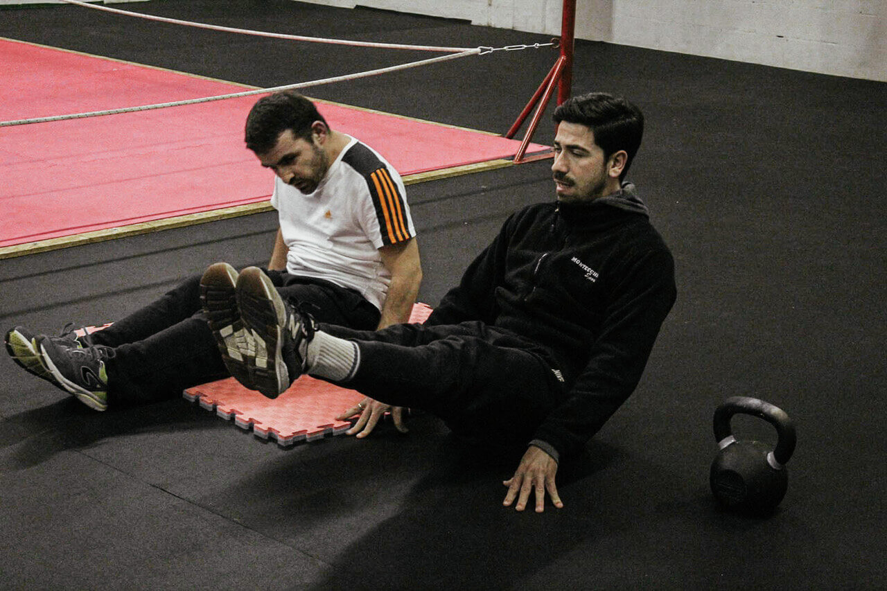 ragazza in palestra